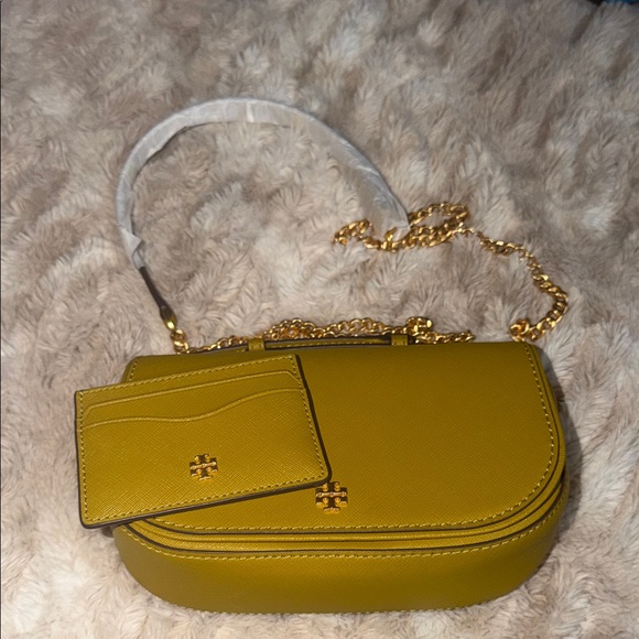 Tory Burch Handbags - Tory Burch Emerson Top Handle Crossbody Island Palm with Matching wallet